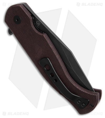 Fox Knives Eastwood Tiger Manual Liner Lock Knife Olive Micarta (3.5" Black)