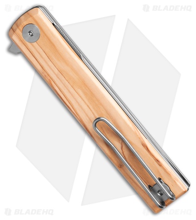 Fox Knives CHNOPS Heritage Liner Lock Knife Olive Wood (3.25" Satin) FX544OL