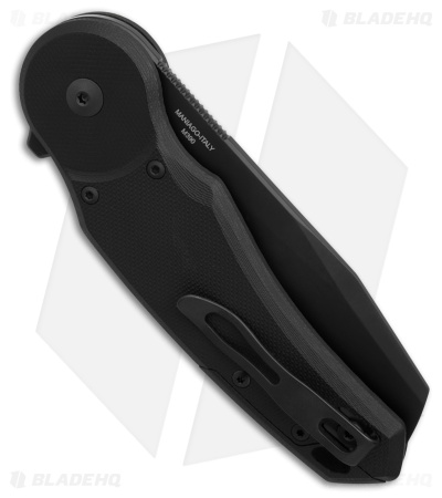 Fox Knives Metamorphosis Radius Button Lock Knife Black G-10 (3.25" Black M390)