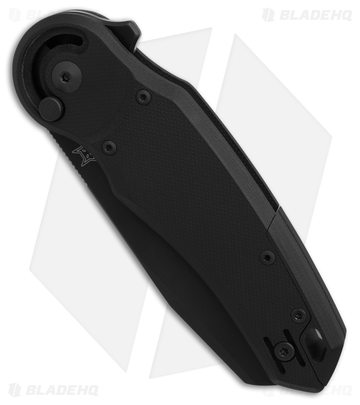 Fox Knives Metamorphosis Radius Button Lock Knife Black G-10 (3.25" Black M390)