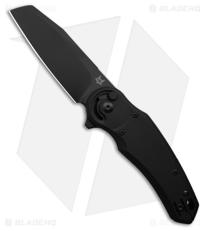 Fox Knives Metamorphosis Radius Button Lock Knife Black G-10 (3.25" Black M390)