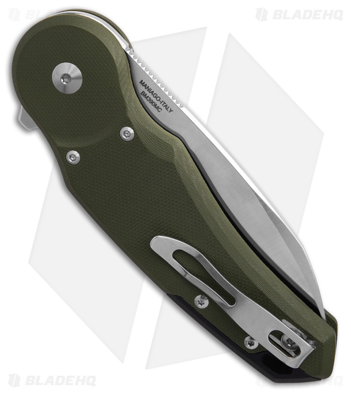 Fox Knives Metamorphosis Radius Button Lock Knife OD Green G-10 (3.25" Satin)