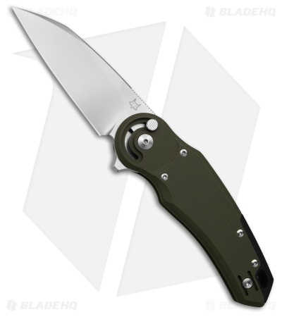 Fox Knives Metamorphosis Radius Button Lock Knife OD Green G-10 (3.25" Satin)