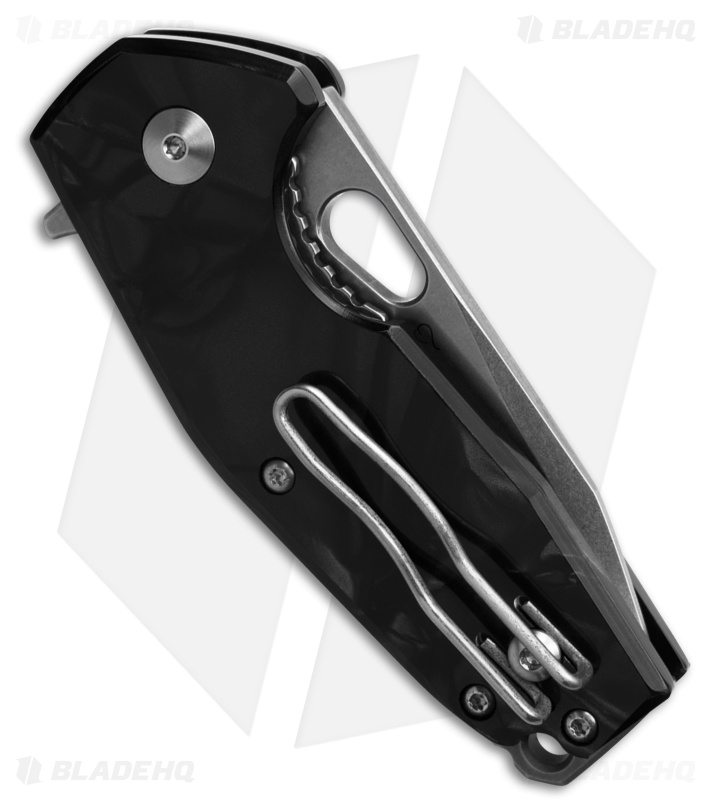 Fox Knives Suru Liner Lock Knife Black Rhodoid (2.4" Stonewash)