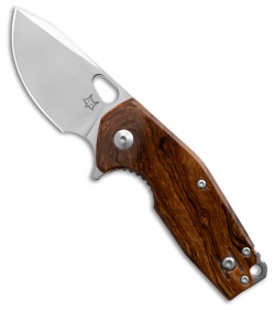 Fox Knives Suru Liner Lock Knife Brown Rhodoid (2.4" Satin)