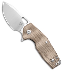 Fox Knives Vox Suru Liner Lock Knife Natural Micarta (2.36" Satin) FX-526LI MNA