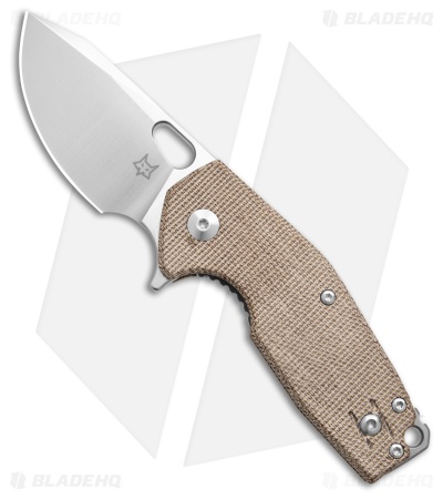 Fox Knives Vox Suru Liner Lock Knife Natural Micarta (2.36" Satin) FX-526LI MNA