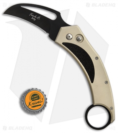Frank B Beltrame Karambit Automatic Knife Tan (2.5" Black)