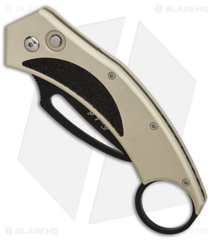 Frank B Beltrame Karambit Automatic Knife Tan (2.5" Black)
