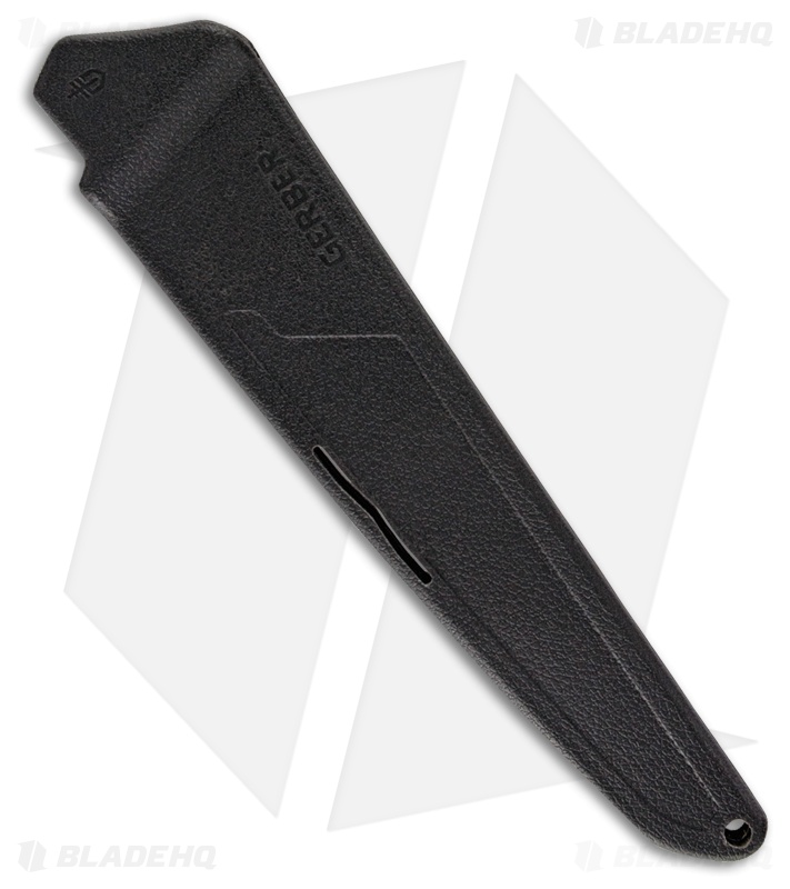 Gerber Black/Brown Myth Fixed Blade Saw w/ Sheath (6.65"Gray Serr) 