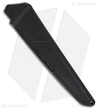 Gerber Black/Brown Myth Fixed Blade Saw w/ Sheath (6.65"Gray Serr) 