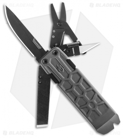 Gerber Lockdown Pry 10-in-1 Pocket Multi-Tool Black/Gray - 30-001593