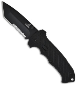 Gerber 06 FAST Knife Spring Assisted (3.8&quot; Black Serr) 30-000118 | 4255