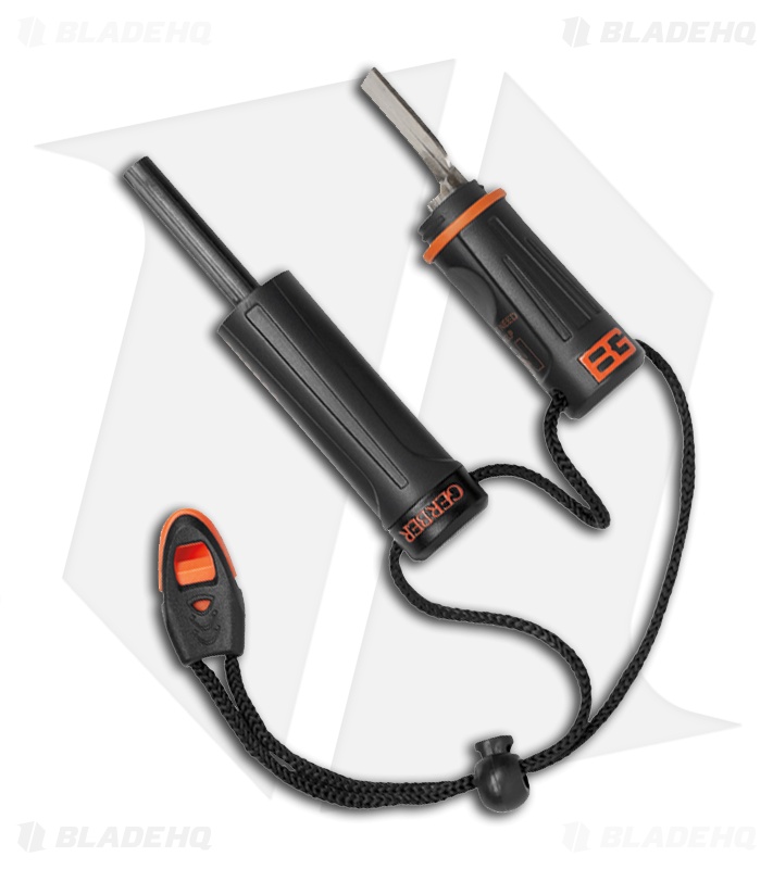 Medium GERBER Bear Grylls Fire Starter Black