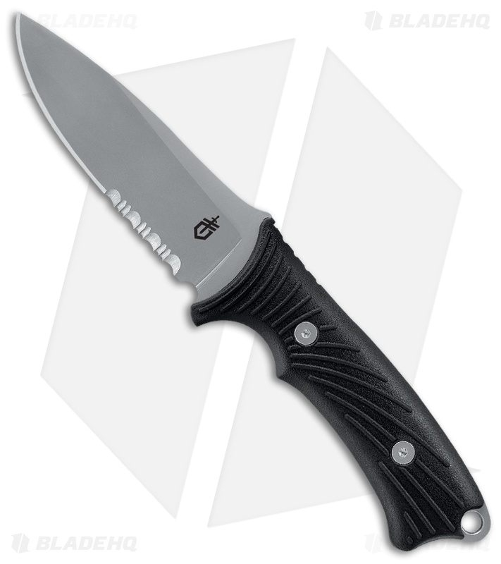 Gerber Big Rock Camp Knife (4.5" Bead Blast Serr) 1588
