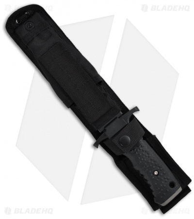 Gerber Silver Trident Knife Watson-Harsey Fixed Blade (Black Double SER) 06995