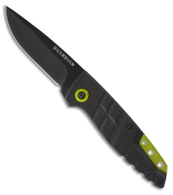 Guardian D2 Fixed Blade Knife (3" Black)