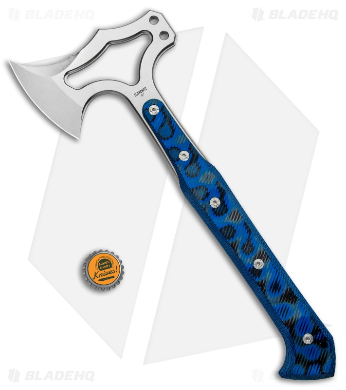 Hogue Knives 14" EX-T01 Tomahawk Axe Blue Lava G-10