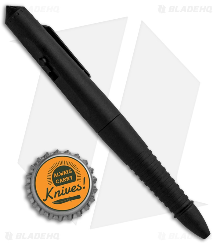 Hogue Knives Aluminum Tactical Pen (Matte Black) 36909