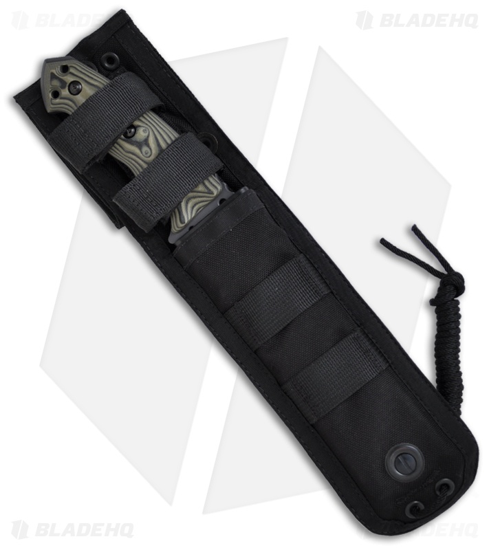 Hogue Knives EX-F01 Tactical Fixed Blade Knife Black G10 (5.5" Plain) 35179