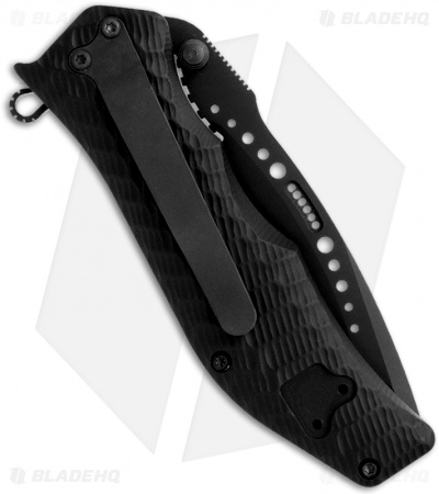 HTM Darrel Ralph Gun Hammer Radian Spring Assisted Knife (3.5" Black)