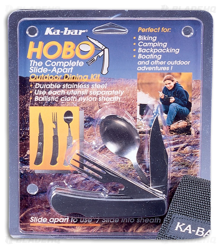 Ka-Bar Hobo 3-in-1 Utensil Knife, Spoon & Fork Set (1300)