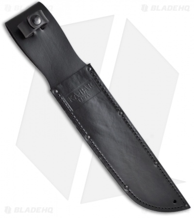 Ka-Bar Bowie Big Brother Fixed Blade Knife Kraton Serr Top (9.37" Black) 2211