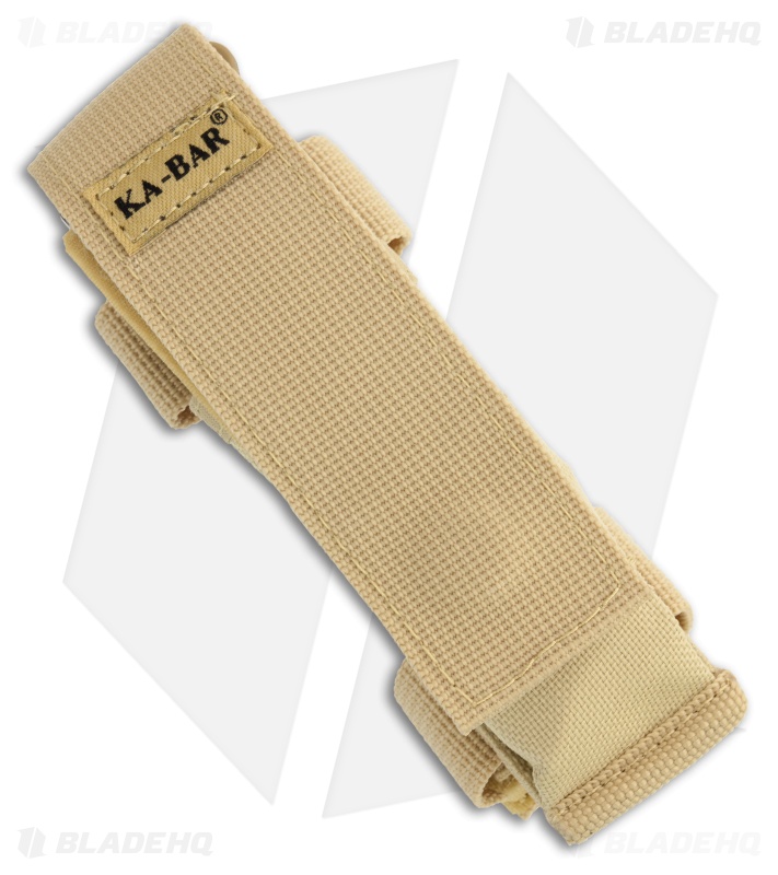 Ka-Bar Mule Lockback Knife Tan Zytel Black Serr - Blade HQ