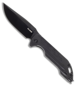Ka-Bar Warthog Liner Lock Knife Black GFN (3.75" Black D2)