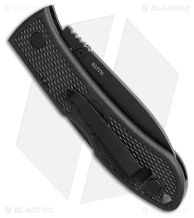Ka-Bar Dozier Hunter Folding Knife Black (3" Satin Plain) 4062S35