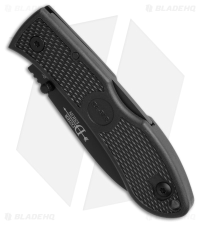 Ka-Bar Dozier Hunter Folding Knife Black (3" Satin Plain) 4062S35