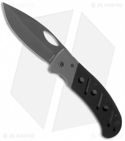 Ka-Bar Gila G-10 Black Folding Knife (3.9" Black) 3077