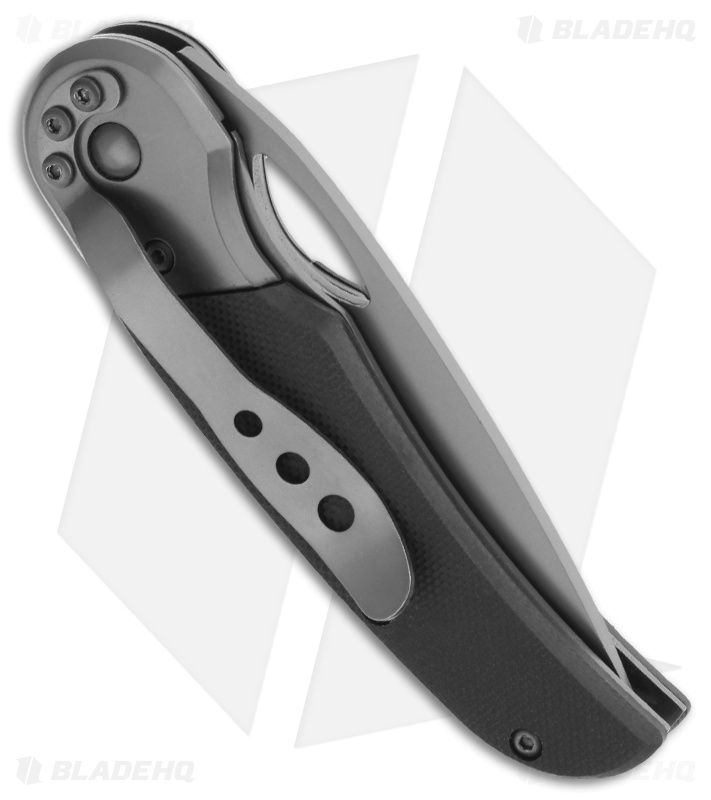 Ka-Bar Tegu G-10 Black Folding Knife (2.9" Gray Plain) 3079