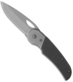 Ka-Bar Tegu G-10 Black Folding Knife (2.9" Gray Plain) 3079