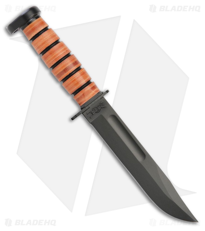 Ka-Bar 125TH Anniversary Dogs Head Knife Black Oxide