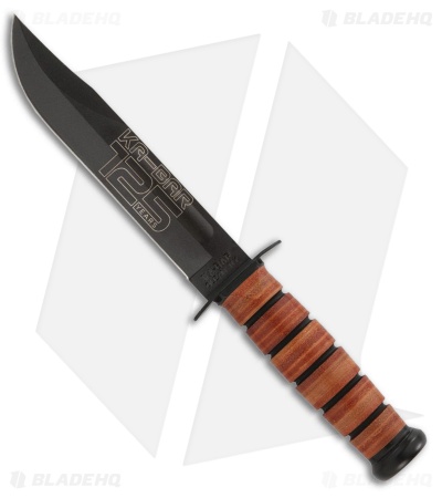 Ka-Bar 125TH Anniversary U.S. Army Fixed Blade Knife (7" Black Oxide)