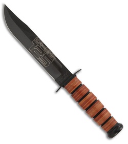 Ka-Bar 125TH Anniversary U.S. Navy Fixed Blade Knife (7" Black Oxide)