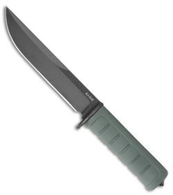 Ka-Bar Dust I Fixed Blade Knife Green GFN (6.1&quot; Black D2) | 223342