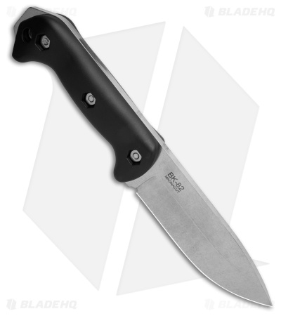 Ka-Bar Becker Companion MagnaCut BK82 Fixed Blade Knife Black (5.4" SW)