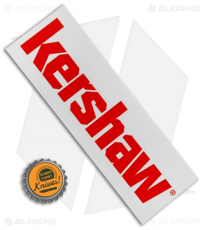 Kershaw 2"x 6" Logo Window Cling Decal