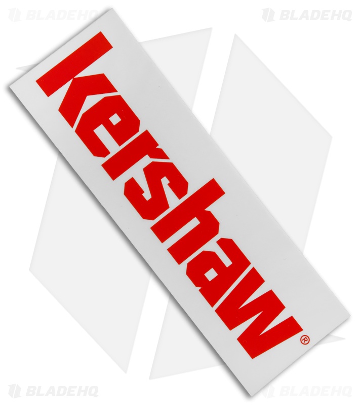 Kershaw 2"x 6" Logo Window Cling Decal