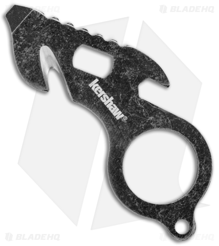 Kershaw Mini Pocket Tool and Dog Tag Chain - Black Stonewash