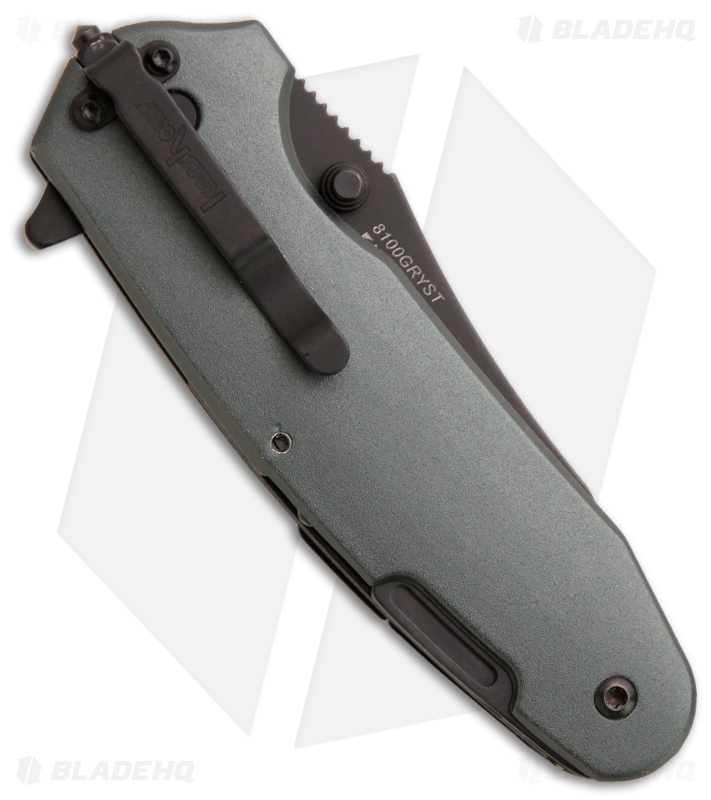Kershaw Funxion EMT Assisted Opening Knife (3" Black Serr) 8100GRYST