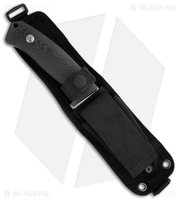 LionSteel M3 Hunting Knife Black Micarta Fixed Blade (4.25" Satin) M3 MI