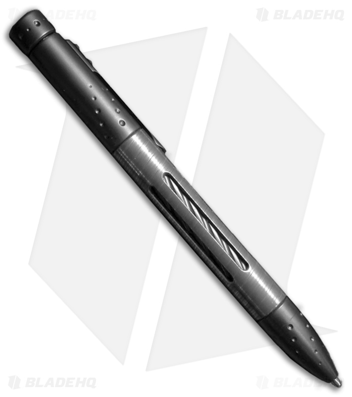 Lionsteel Nyala Titanium/Damascus Pen (Black Matte)