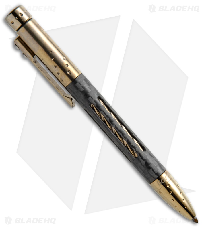 Lionsteel Nyala Titanium/Carbon Fiber Pen (Bronze Shine) NY-FC-BRS