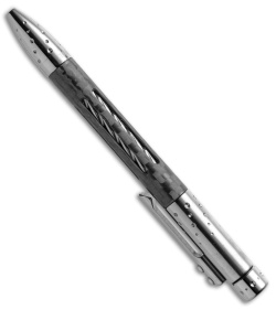 Lionsteel Nyala Titanium/Carbon Fiber Pen (Gray Shine) NY-FC-GYS