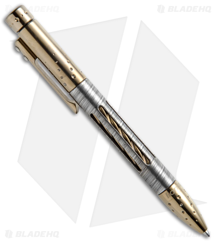 Lionsteel Nyala Titanium/Damascus Pen (Bronze Shine) NY-SDT-BRS