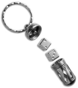 LionSteel Acorn Dice Keychain (Steel) DDOT | 44744