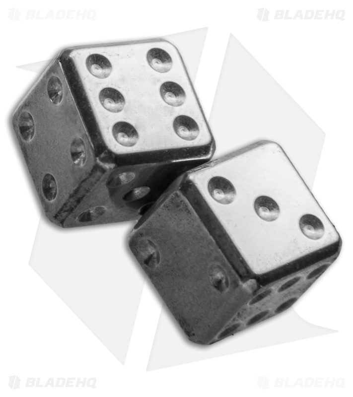 LionSteel Acorn Dice Keychain (Steel) DDIN